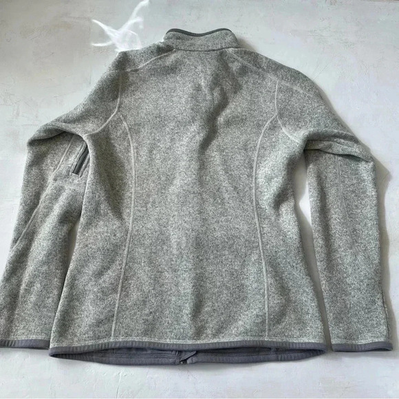 Patagonia Women's Better Sweater Jacket Natural Grey Size S - Picture 9 of 10